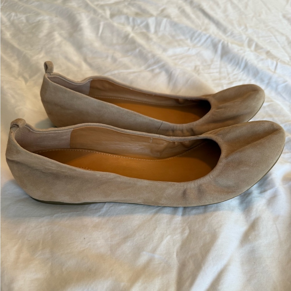 J. Crew Women's Tan Suede Flats - Picture 2 of 6